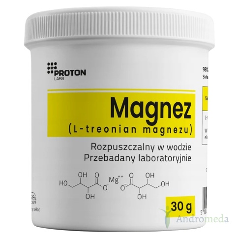 Magnez (L-treonian magnezu) PURE, 98% czysty proszek 30g
