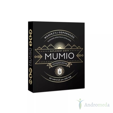 Mumio oczyszczone (Shilajit) - suplement diety 60tab x 0,2g