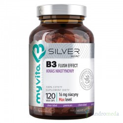Myvita Silver Witamina B3 16mg kwas nikotyowy 120 kaps.
