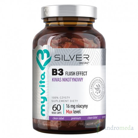Myvita Silver Witamina B3 16mg kwas nikotyowy 60 kap
