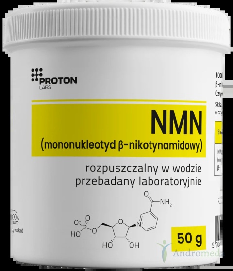 NMN Mononukleotyd PURE, 100% czysty proszek 100g