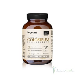 Narum Colostrum Ekologiczne 300 mg, 60 kapsułek