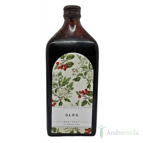 Naturalny ekstrakt z soku z głogu 500ml Arcyzioła