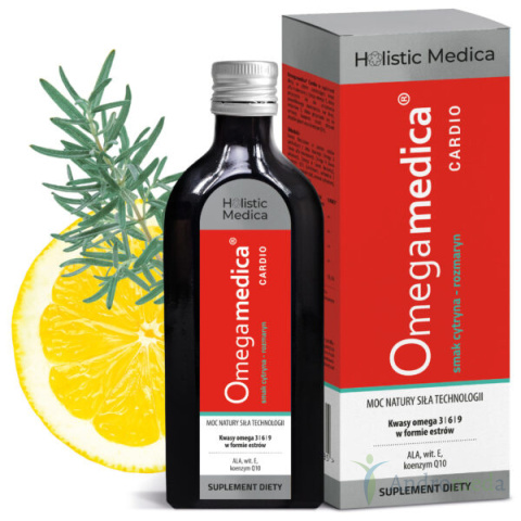 Omegamedica Cardio 250ml Smak Cytrynowo-Rozmarynowy
