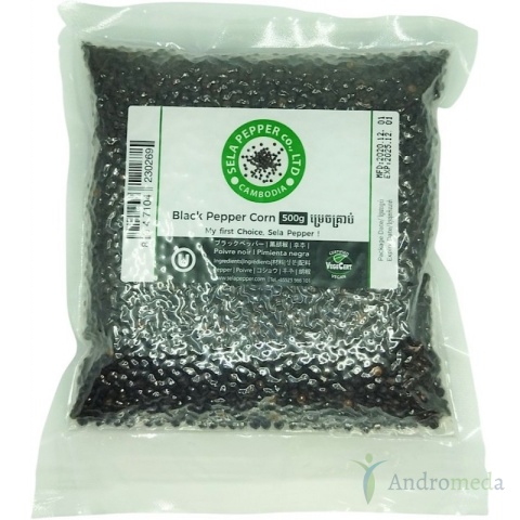 Pieprz czarny ziarnisty z Kambodży 50g