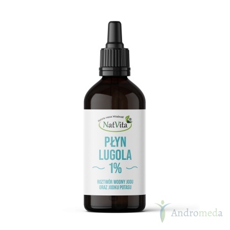 Płyn Lugola 1% 100 ml JOD Natvita