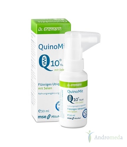 QuinoMit®Q10 fluid MSE z Selenem 30 ml koenzym Q10 Dr Enzmann MitoPharma