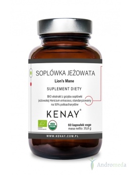 Soplówka jeżowata Lion's Mane 60 kapsułek Kenay