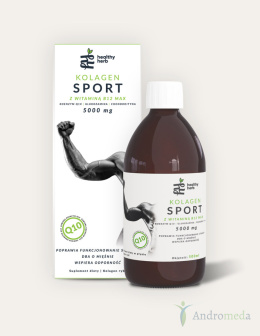 Kolagen SPORT 5000mg, Rybi z adaptogenami - Healthy Herb