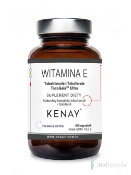 WITAMINA E Tokotrienole i Tokoferole TocoGaia™ Ultra 60 kapsułek Kenay