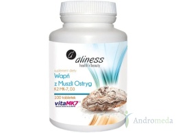 Wapń Z Muszli Ostryg Z K2 Mk7 I D3 100 Tab