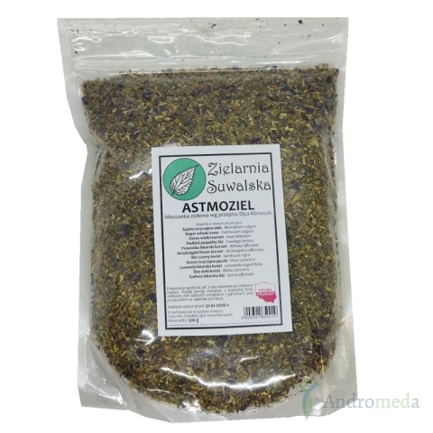Zioła Astmoziel 500g mieszanka ziołowa wg przepisu Ojca Klimuszki Zielarnia Suwalska