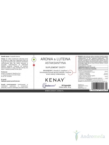 ARONIA & LUTEINA ASTAKSANTYNA (60 kapsułek)