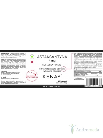 ASTAKSANTYNA 4 mg (60 kapsułek) - suplement diety