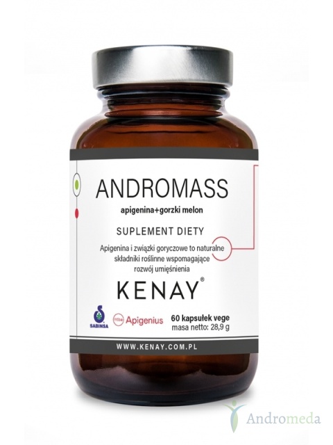 AndroMass apigenina + gorzki melon (suplement diety) - 60 kapsułek