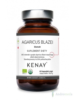 Agaricus blazei Pieczarka brazylijska (60 kapsułek vege) - suplement diety