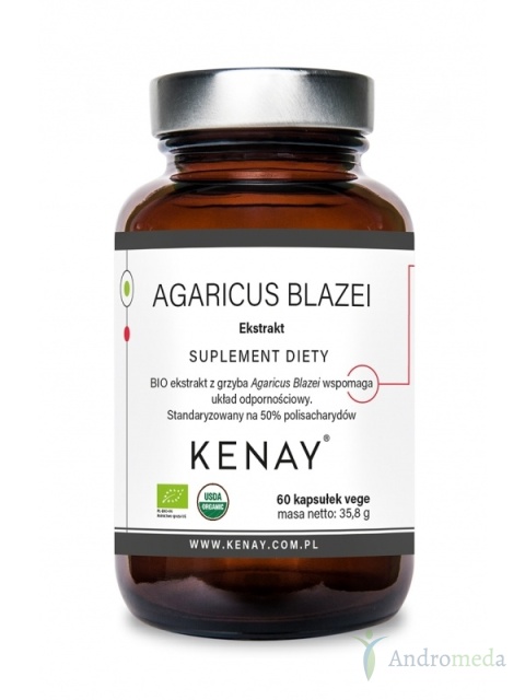 Agaricus blazei Pieczarka brazylijska (60 kapsułek vege) - suplement diety