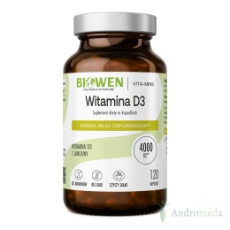 Witamina D3 120 kapsułek Biowen