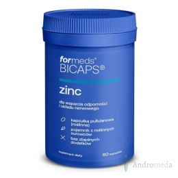Bicaps Cynk 25mg 60 kapsułek Formeds
