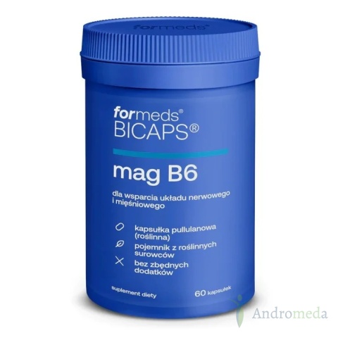 Bicaps Magnez z B6 60 kapsułek Formeds