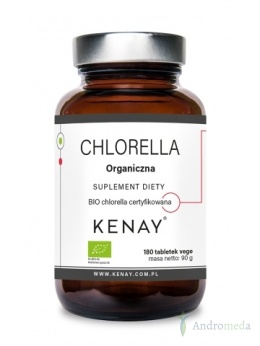 Chlorella Organiczna (180 tabletek) - suplement diety