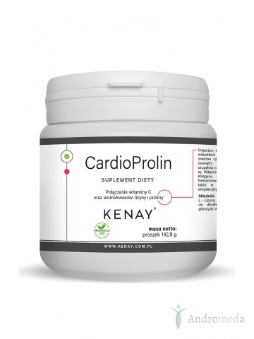 CardioProlin: L-prolina, L-lizyna, witamina C (proszek 142,8 g) - suplement diety