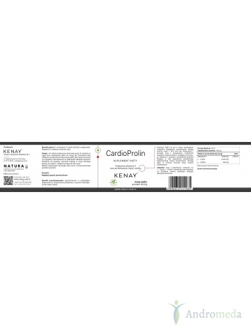 CardioProlin: L-prolina, L-lizyna, witamina C (proszek 142,8 g) - suplement diety