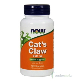 Cat's Claw - 500mg - 100 kapsułek - NOW Foods