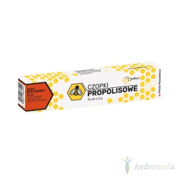 Czopki Propolisowe z Olejem Rycynowym 12szt X 2g Api Effect