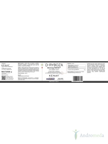 D-Ryboza Bioenergy RIBOSE (150 g) - suplement diety