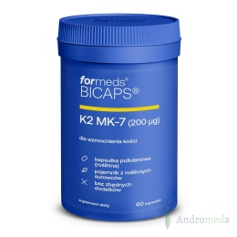 BICAPS K2 MK-7 60 kapsułek ForMeds