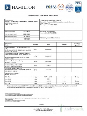 Fitosterole EXTRA z dodatkiem steroli roślinnych (60 kapsułek) - suplement diety