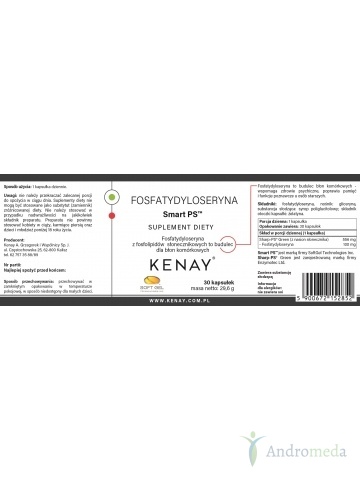 Fosfatydyloseryna Smart PS™ (30 kapsułek) - suplement diety