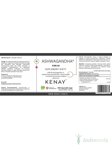 KSM-66 Ashwagandha® BIO (60 kapsułek)