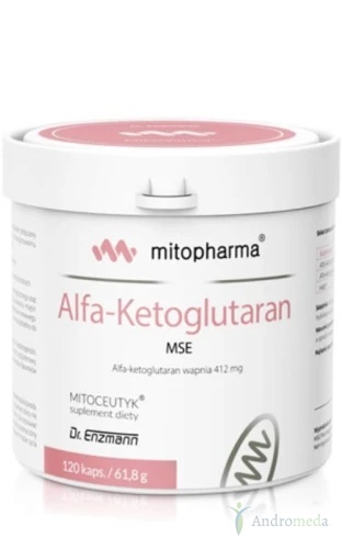Alfa-Ketoglutaran MSE 120 kapsułek dr Enzmann od Mito-Pharma