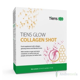 Kolagen Glow Collagen Shot 15 saszetek Tiens - Zestaw 2 sztuki + Acerola gratis