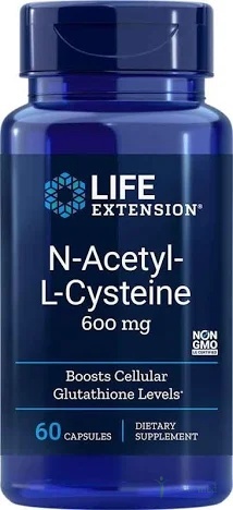 Life Extension N-acetylo-L-cysteina (NAC) 600 mg 60 k