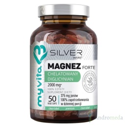 Magnez Forte Diglicynian - diglicynian magnezu + witamina B6 P-5-P 50 kapsułek - MyVita