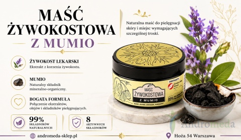 Maść magiczne mumio z żywokostem 70ml