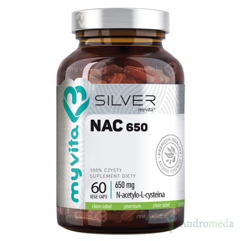 NAC 650, 60 kapsułek - MyVita