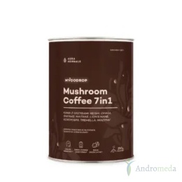 Mycodrop, kawa z grzybami, mushroom coffee 7 in 1, proszek 250 g Aura Herbals
