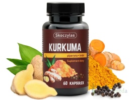 KURKUMA piperyna, imbir, resweratrol i kwercetyna - Skoczylas