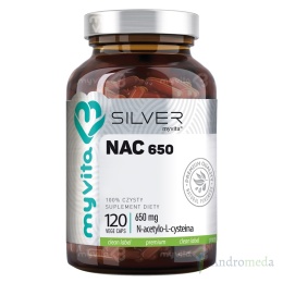NAC 650, 120 kapsułek - MyVita
