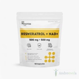 Resveratrol + NAD⁺ 500 mg - 60 kapsułek