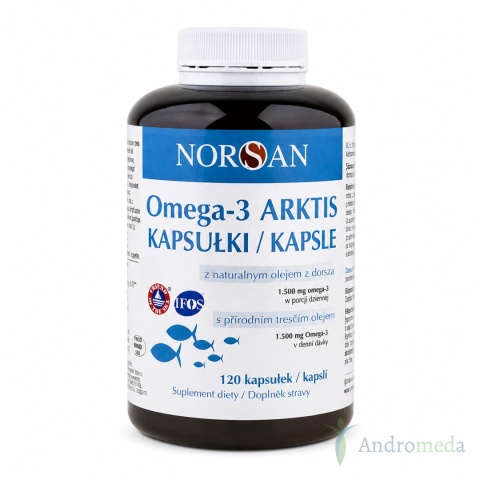NORSAN Omega-3 Arktis Kapsułki 120 kapsułek