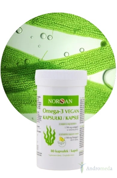 NORSAN Omega-3 Vegan 80 kapsułek