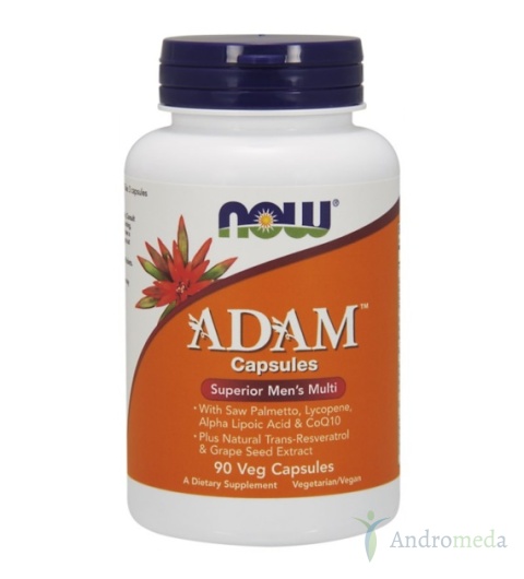 ADAM - Witaminy i Minerały dla Mężczyzn - 90 kapsułek - NOW Foods