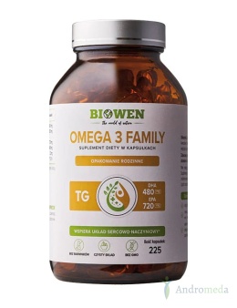 Omega 3 Family TG 225 kapsułek Biowen