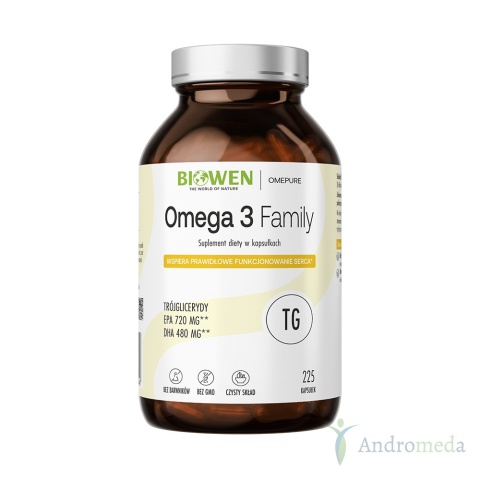 Omega 3 Family TG 225 kapsułek Biowen