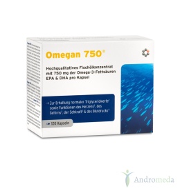 Omegan 750® 120 kaps. Omega 3 DHA EPA